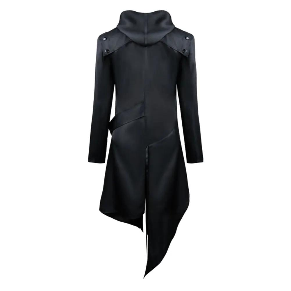 Gothic Raven™ | Men's Gothic Hooded Trench Coat | Durable Fabric, Stylish Design & Adjustable Fit