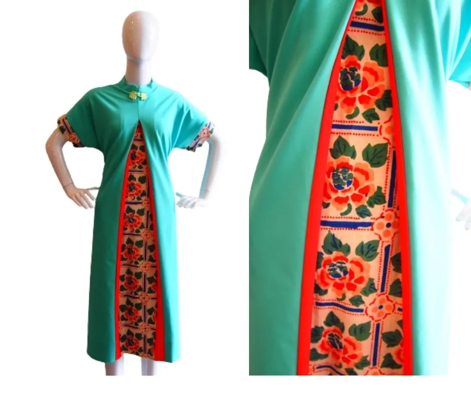 GRANDMA'S BOWL HANDMADE MODERN SILK-COTTON CHEONGSAM