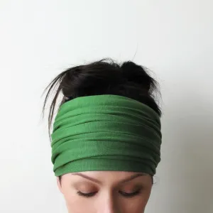 GREEN Head Scarf