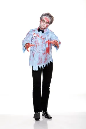 Halloween Wholesalers Zombie (Vintage Blue) Men's Shirt