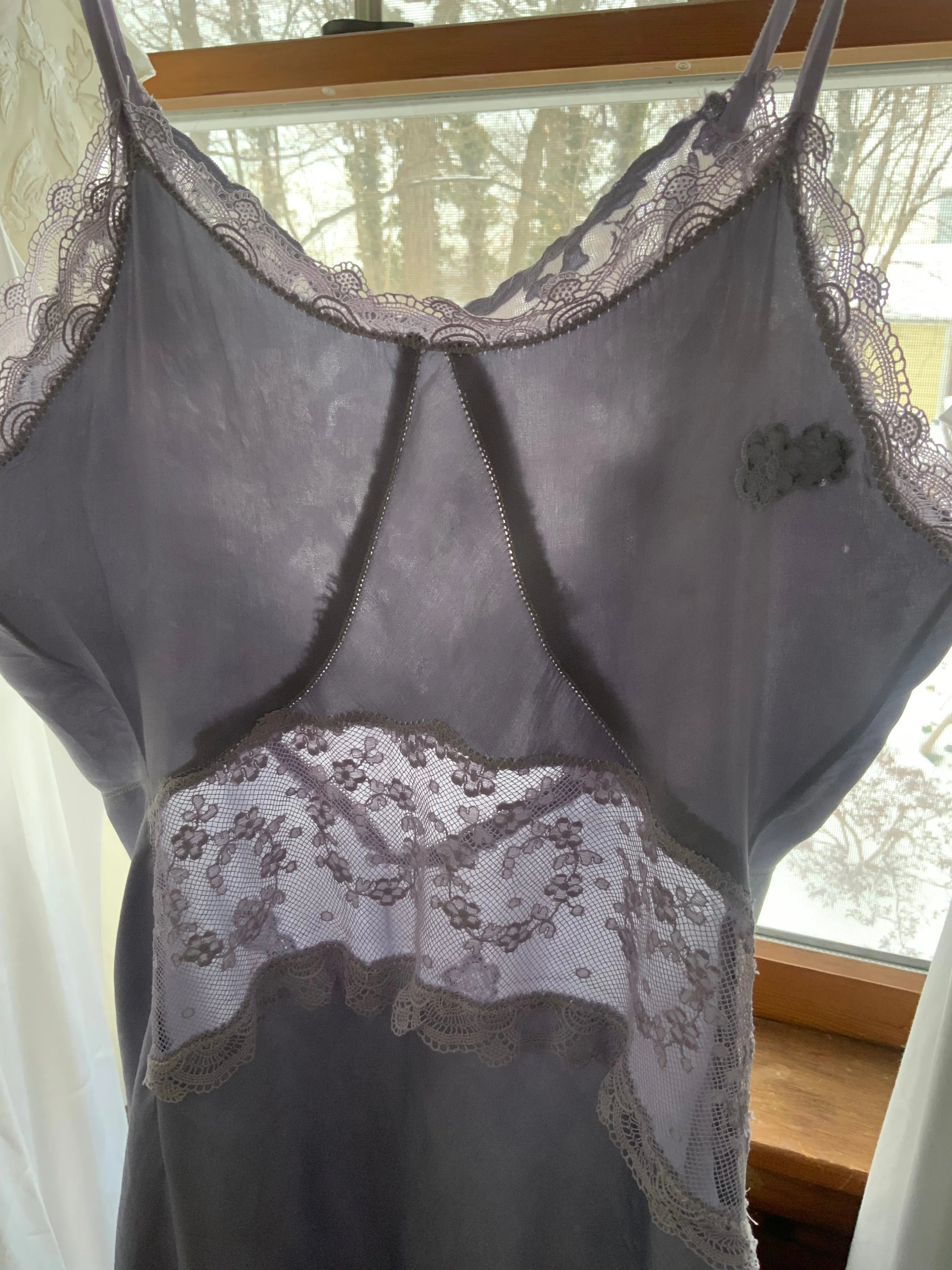 Hand Dyed Slip Dress - 70s - 70E