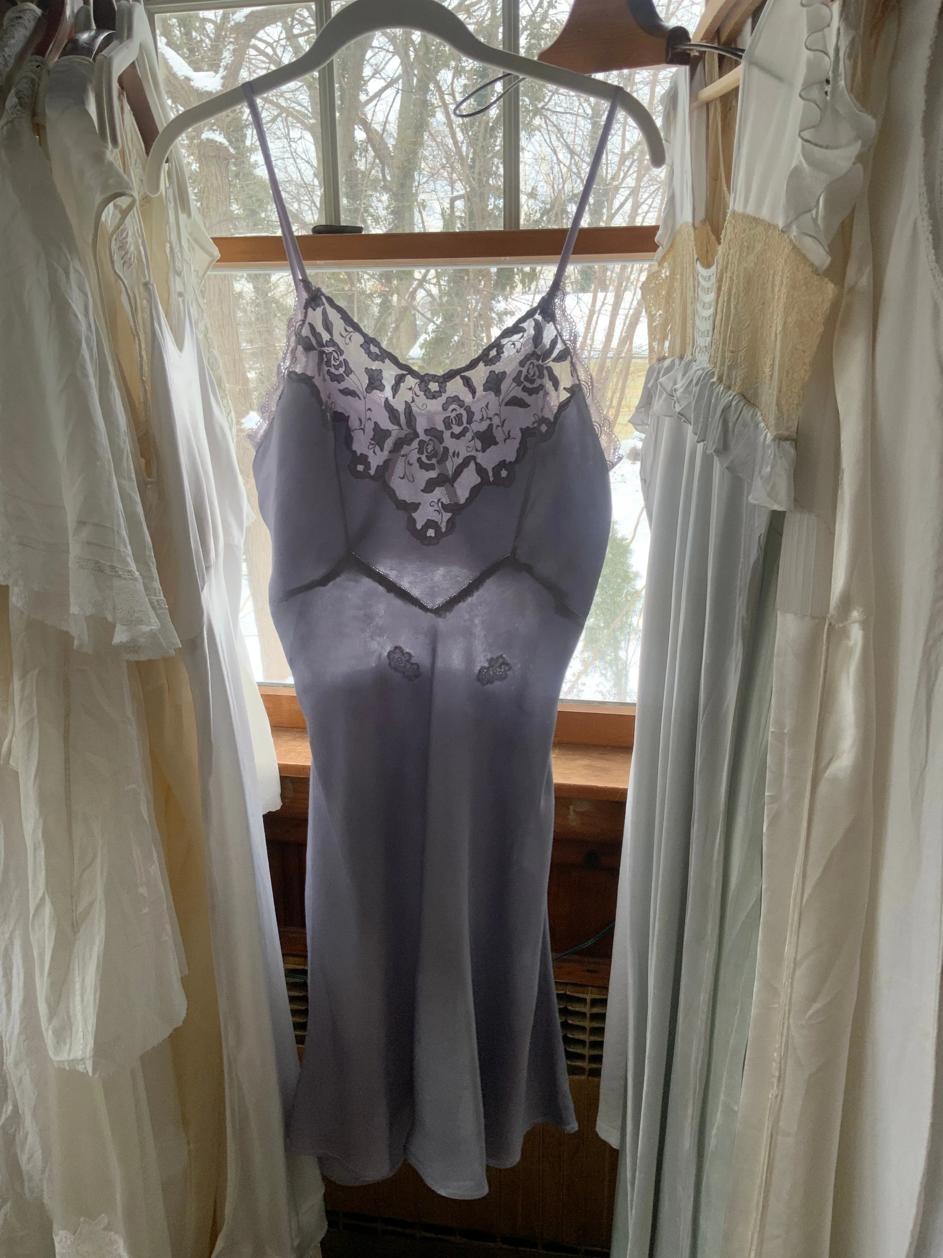 Hand Dyed Slip Dress - 70s - 70E