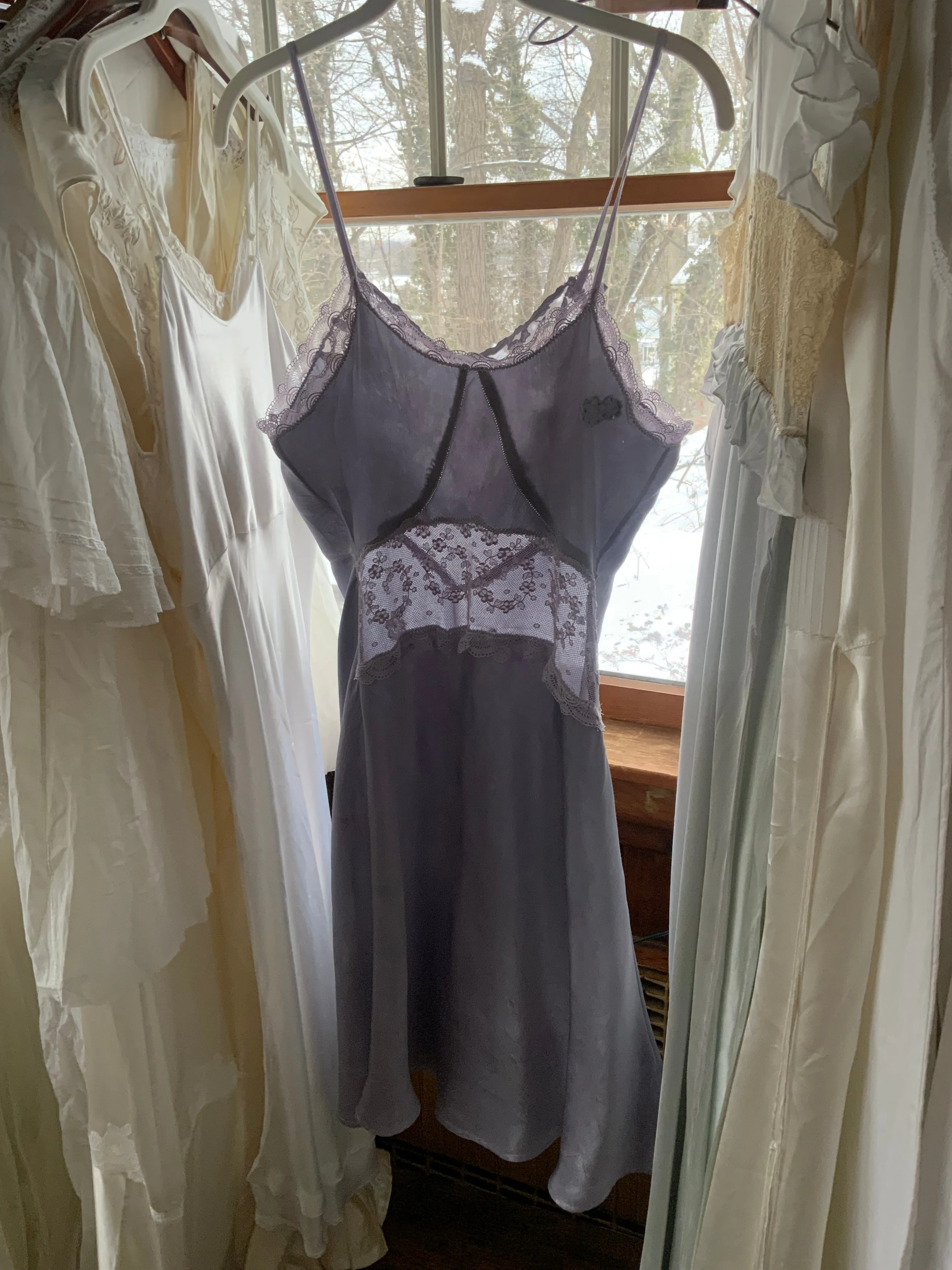 Hand Dyed Slip Dress - 70s - 70E