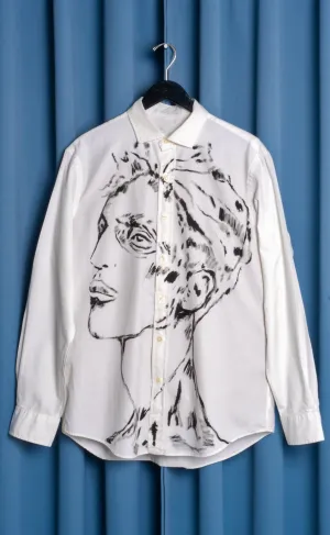 Hand Painted 'Diary' Shirt - Large