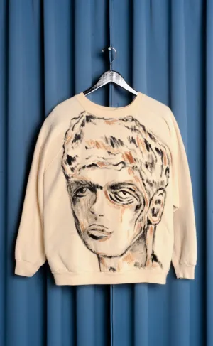 Hand Painted 'Finn' Sweatshirt - XL
