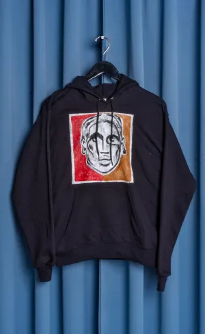 Hand Painted 'Potrait' Hoodie - Small