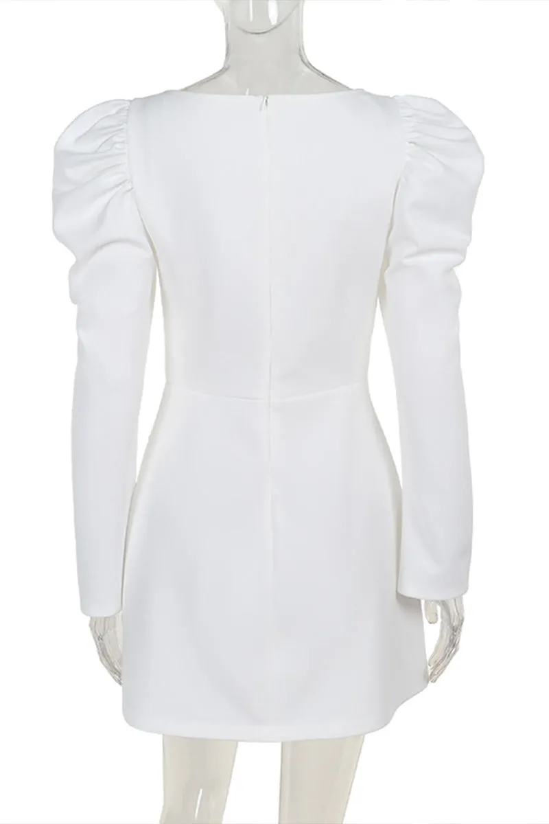 HBS1182 Modern Chic Square Neck Dress