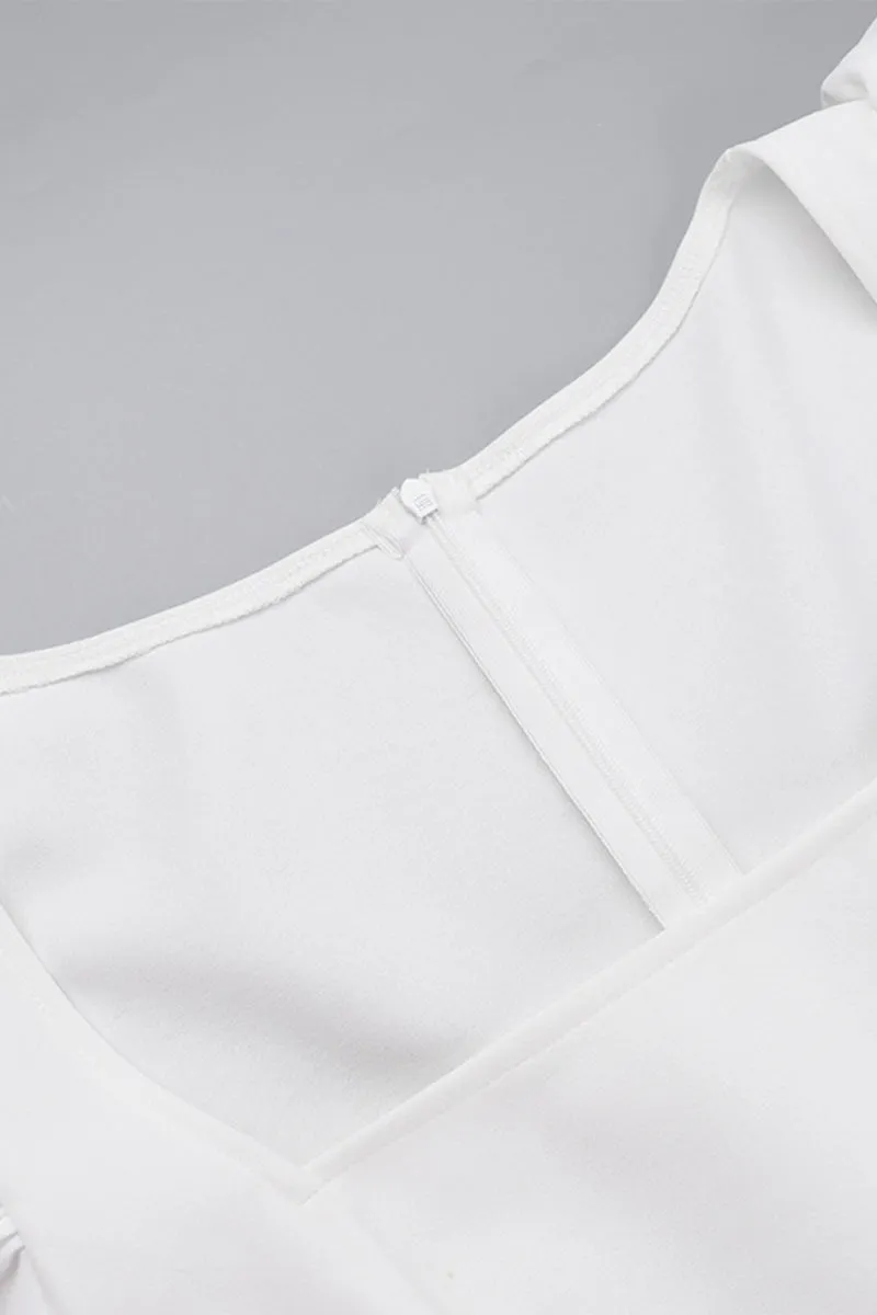 HBS1182 Modern Chic Square Neck Dress