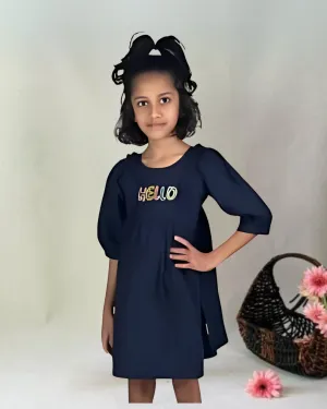 Hello Navy Dress