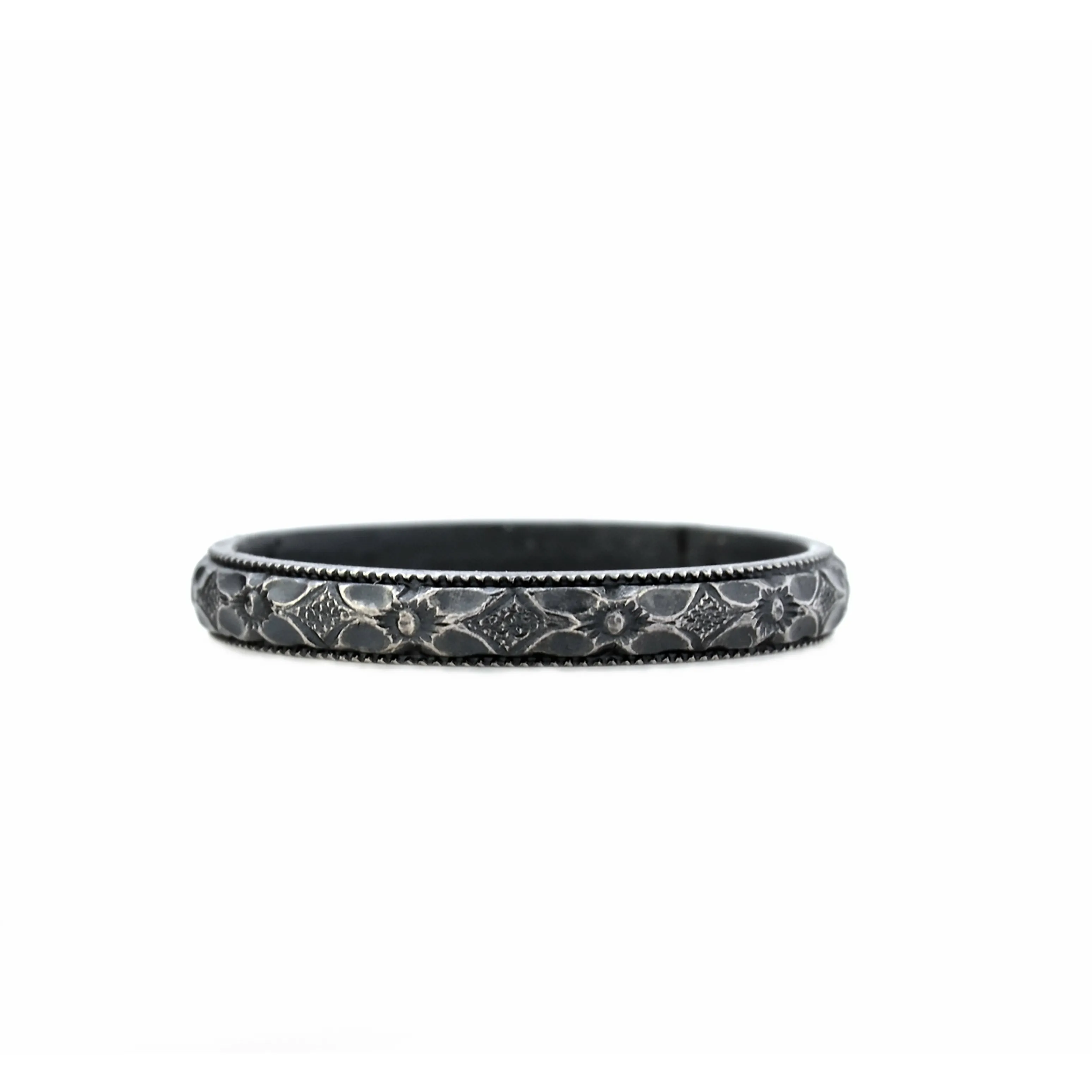 His and Hers Black Wedding Bands