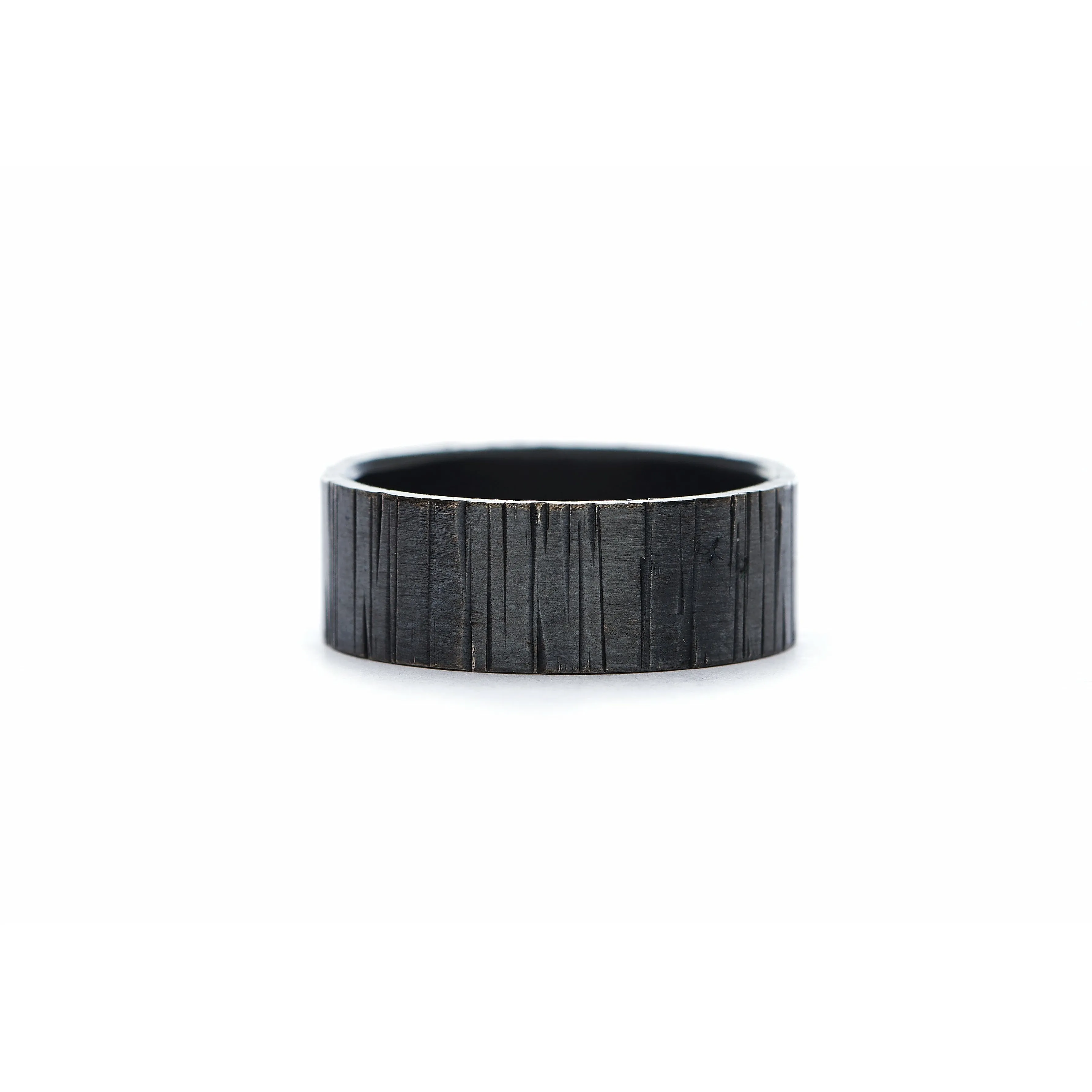 His and Hers Black Wedding Bands
