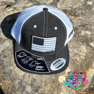 Hooey Men's Charcoal Liberty Roper Trucker Hat