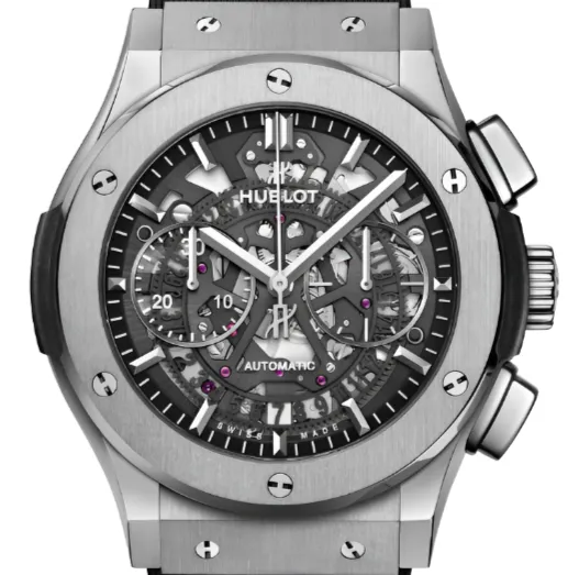 Hublot 525.NX.0170.RX Classic Fusion Aerofusion Titanium Skeleton Dial