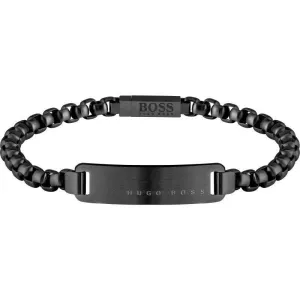 Hugo Boss Jewellery ID Black PVD Men's Bracelet
