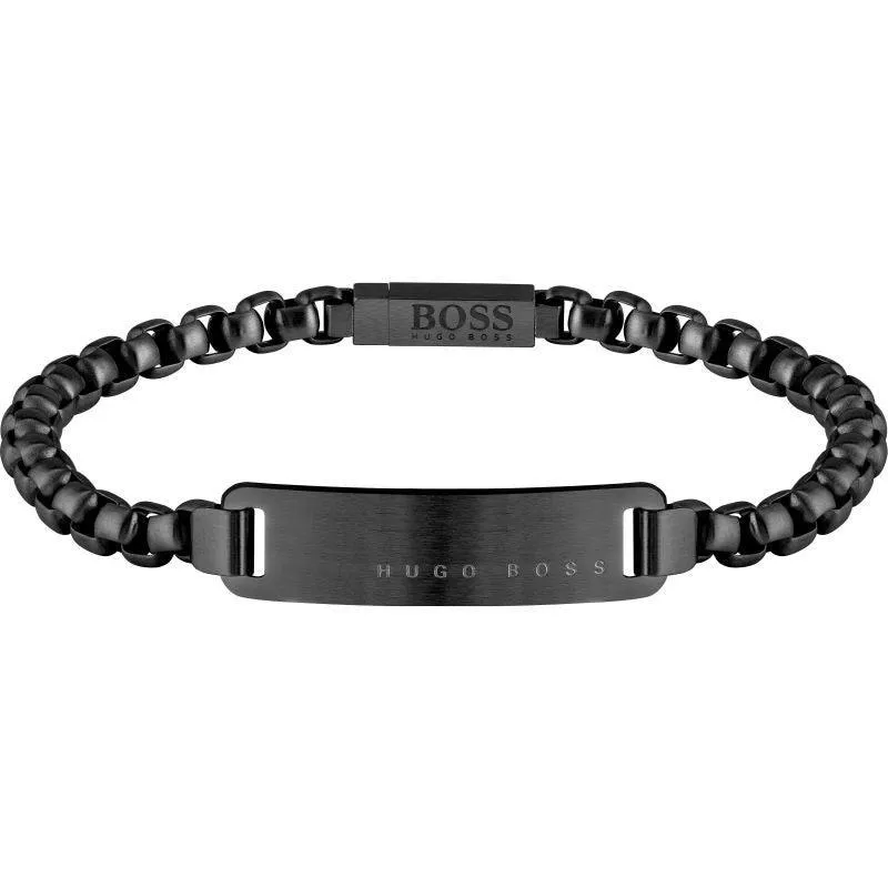 Hugo Boss Jewellery ID Black PVD Men's Bracelet