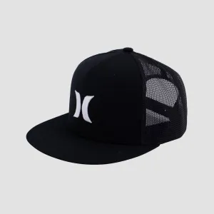 Hurley Icon Solid Flat Trucker Black