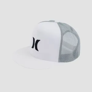 Hurley Icon Solid Flat Trucker White