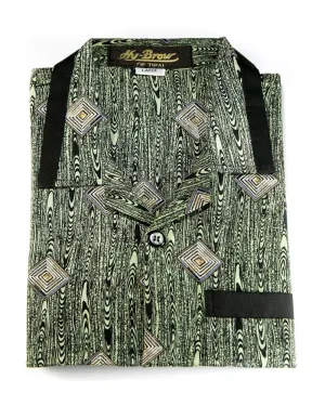 Hy-Brow Plus High Classic Nightdress For Men - Printed Design Nightwear