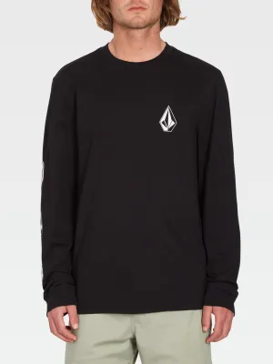 Iconic Stone Bsc Long Sleeve Tee - Black