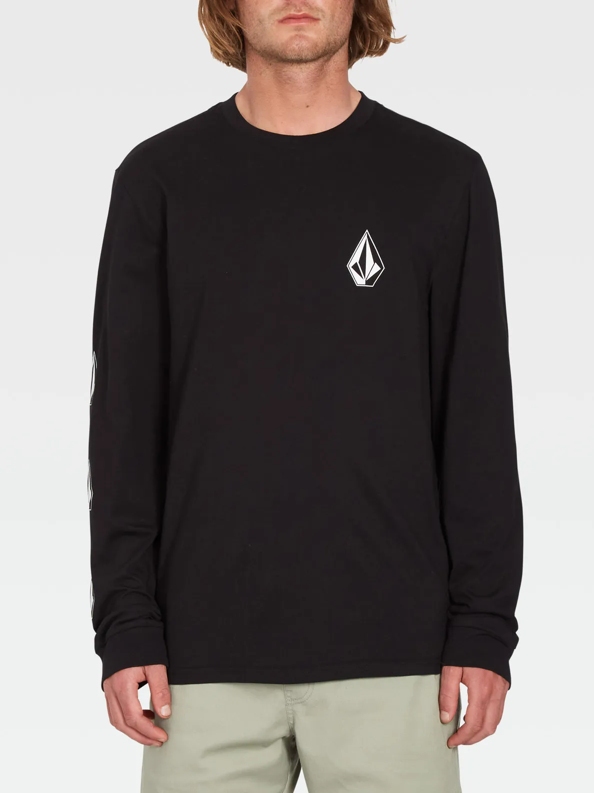 Iconic Stone Bsc Long Sleeve Tee - Black