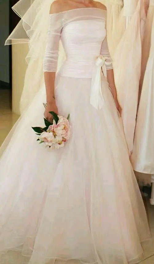 Illusion Sleeve Wedding Dress