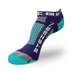 Indigo Running Socks Zero Length