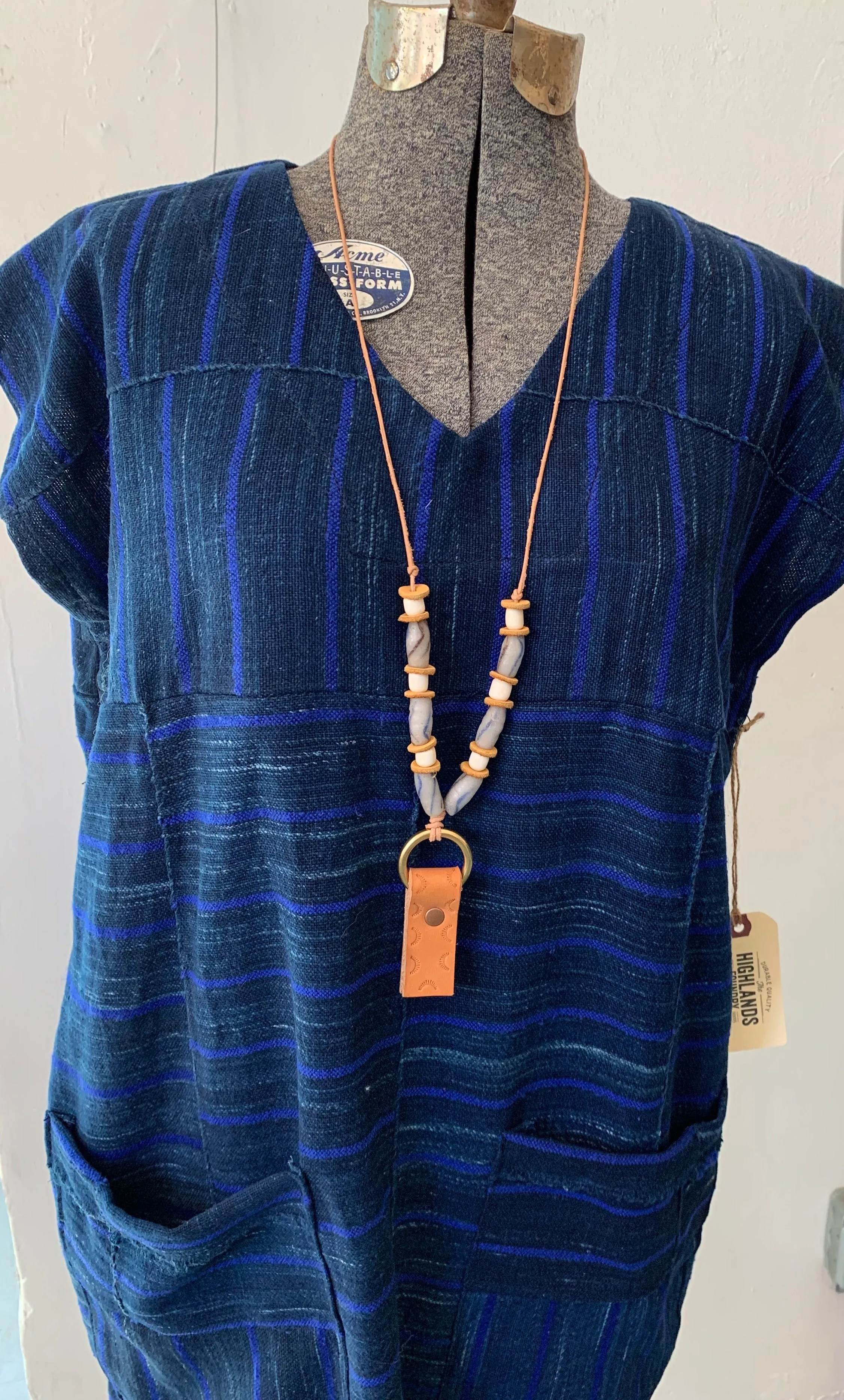 Indigo Stripe Dress(Sold Out)