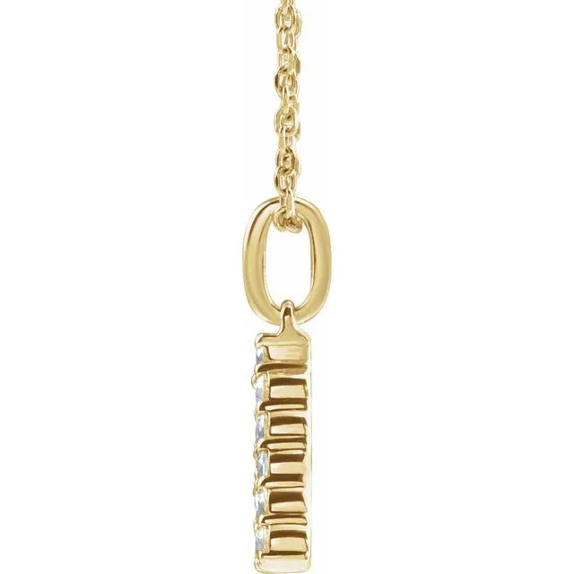 Initial Diamond Necklace