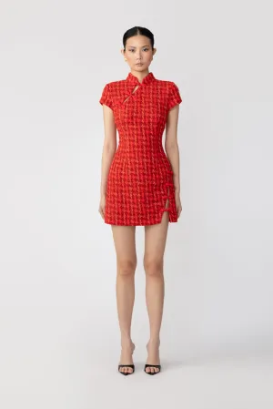 Iris Tweed Dress