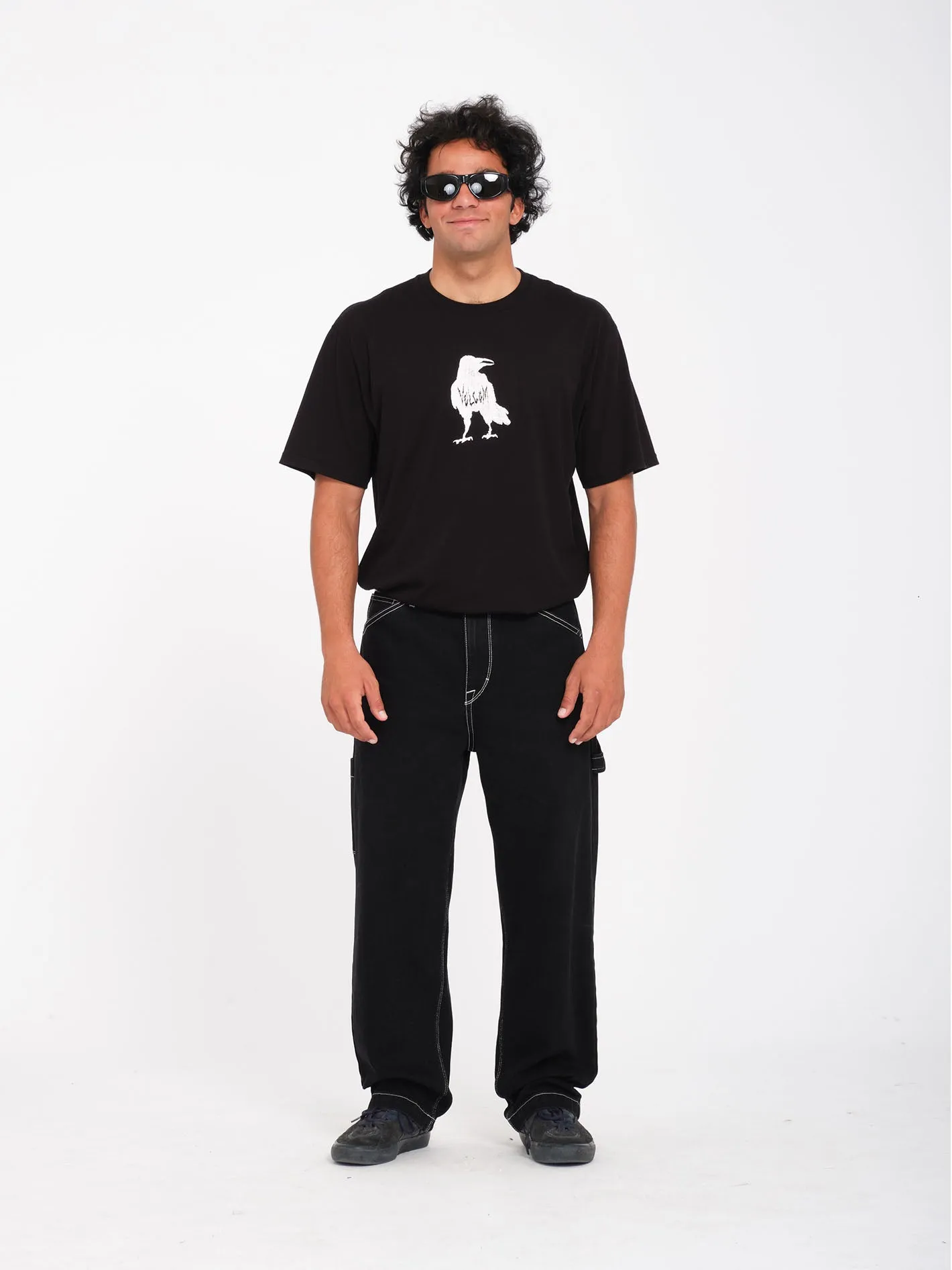 Issam Crow T-Shirt - Black