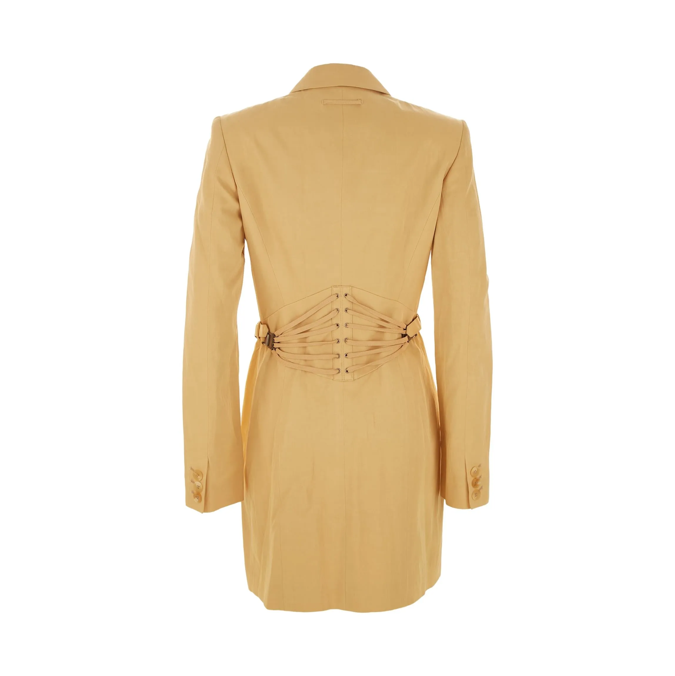 Jean Paul Gaultier Beige Strap Jacket