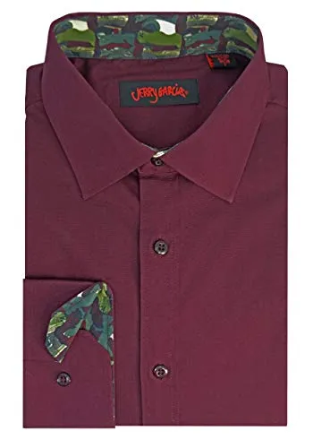 Jerry Garcia Printed Cuffs Dress Shirt