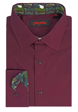Jerry Garcia Printed Cuffs Dress Shirt