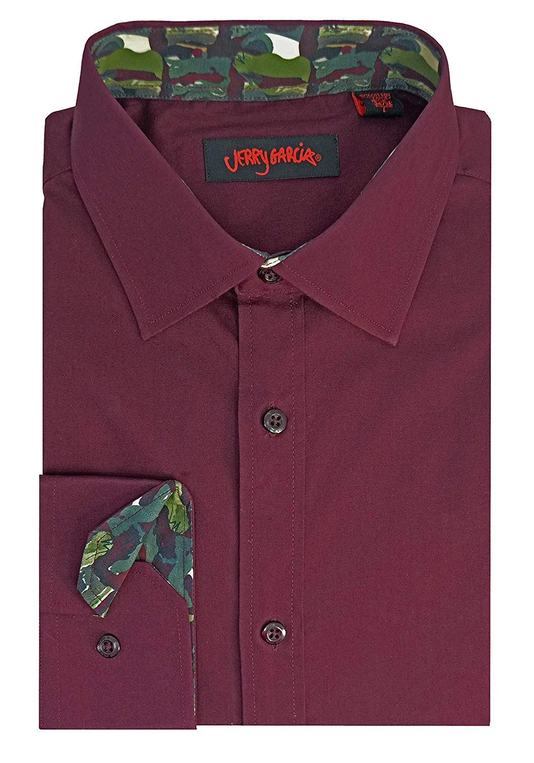 Jerry Garcia Printed Cuffs Dress Shirt