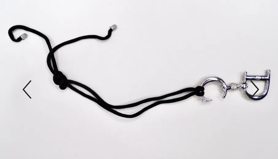 John Galliano for Christian Dior "CD "Crystallized Necklace