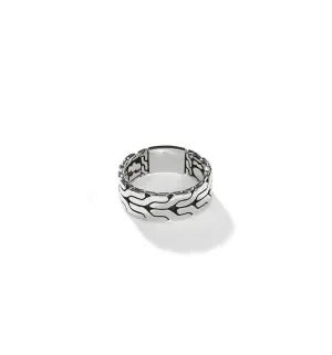 John Hardy Men's Classic Chain Sterling Silver 8mm Band Ring
