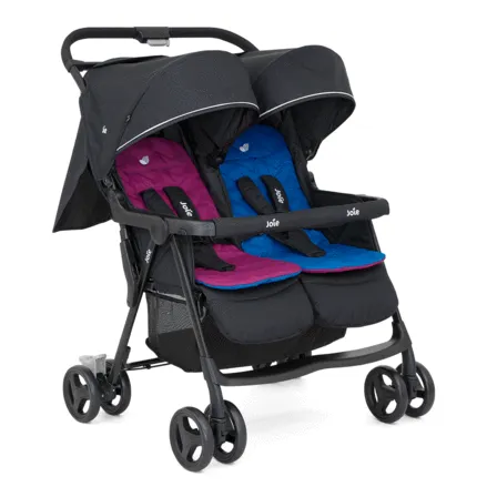 Joie Aire Twin Stroller - Rosy/Sea