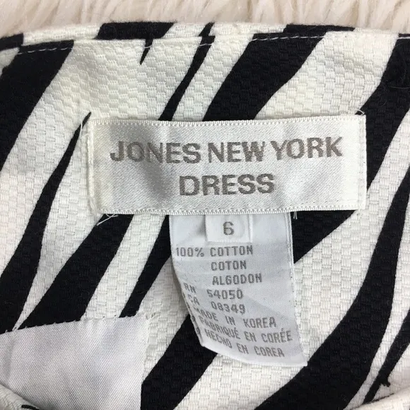 Jones New York Dress zebra print