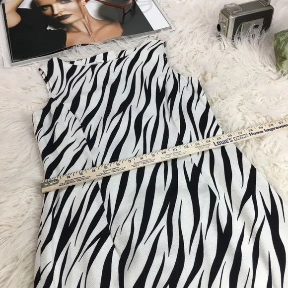 Jones New York Dress zebra print