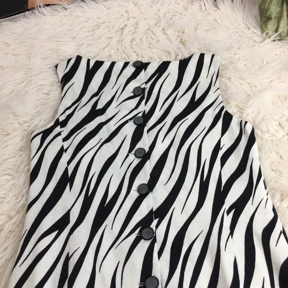 Jones New York Dress zebra print