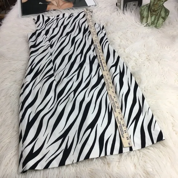 Jones New York Dress zebra print