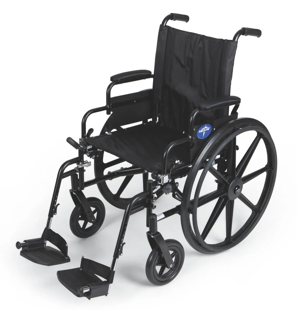 K4 Lightweight Wheelchair with Swing-Back Desk-Length Arms and Swing-Away Footrests (1EA)