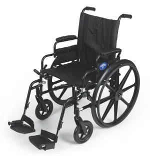 K4 Lightweight Wheelchair with Swing-Back Desk-Length Arms and Swing-Away Footrests (1EA)