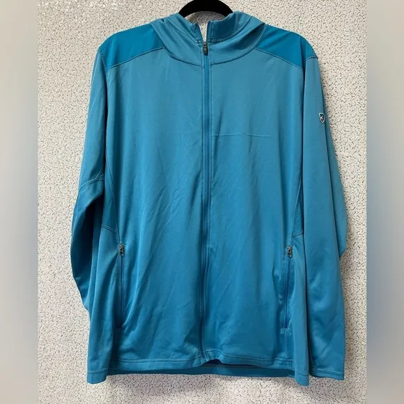 Kuhl Shadow Front Zip Lightweight HoodieJacket | size large
