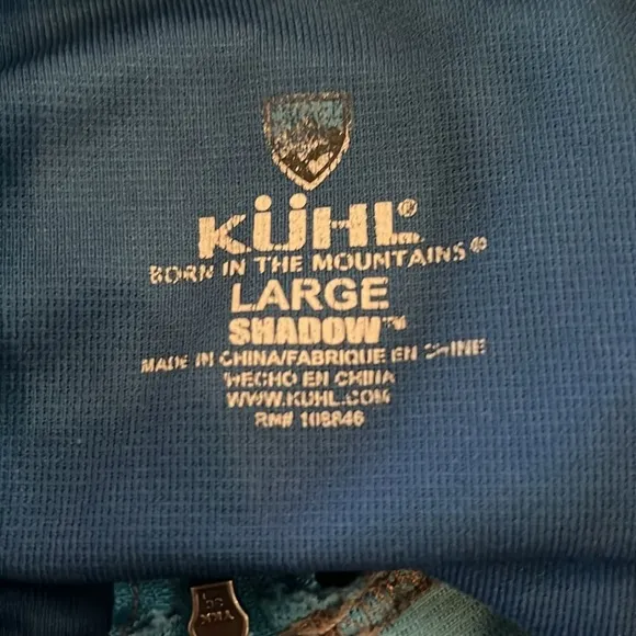 Kuhl Shadow Front Zip Lightweight HoodieJacket | size large