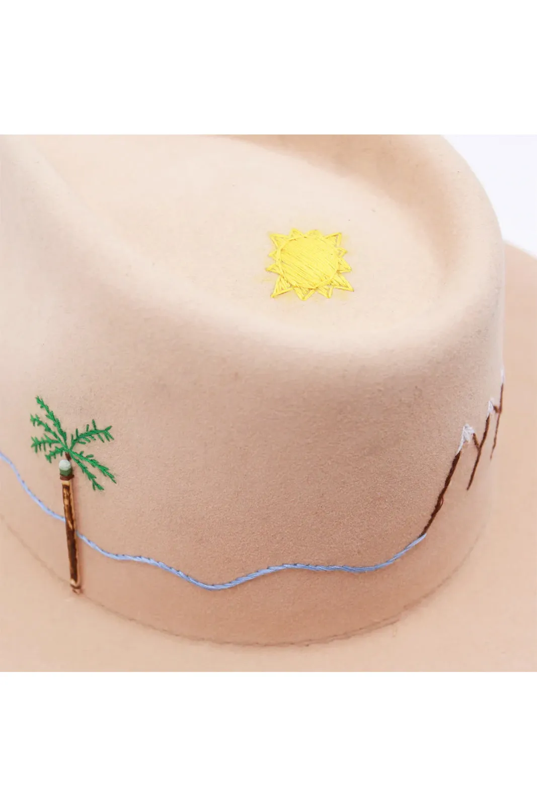 La Royal Palm Felt Hat
