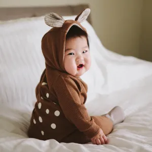 Lala Bambi Hood Jumpsuit (Camel)