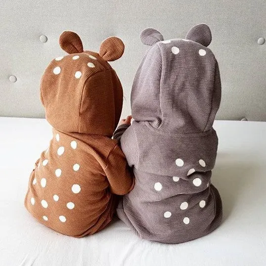 Lala Bambi Hood Jumpsuit (Camel)