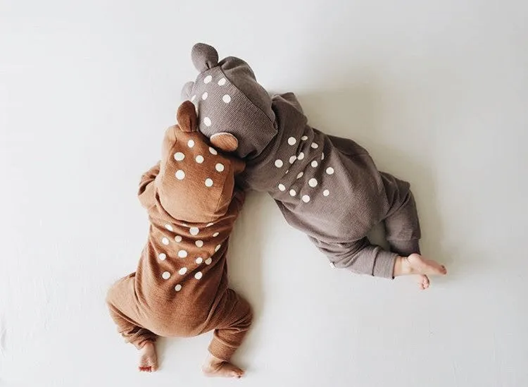 Lala Bambi Hood Jumpsuit (Camel)