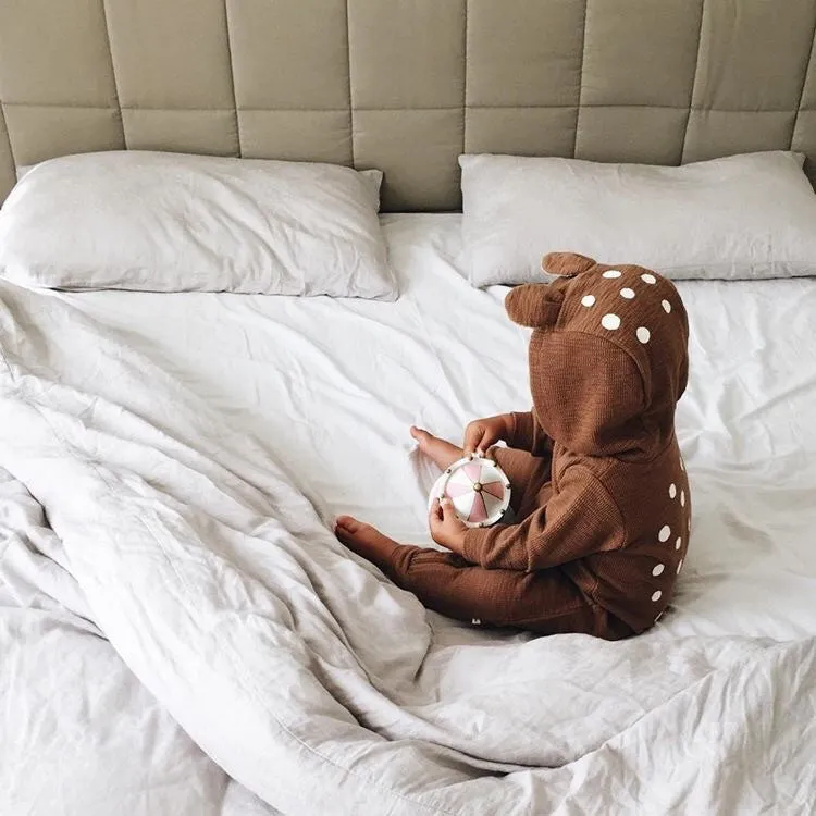 Lala Bambi Hood Jumpsuit (Camel)